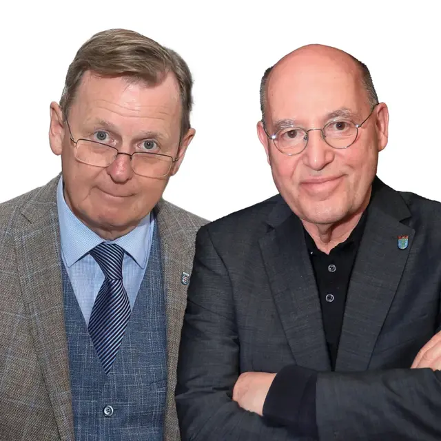Greogor Gysi und Bodo Ramelow
