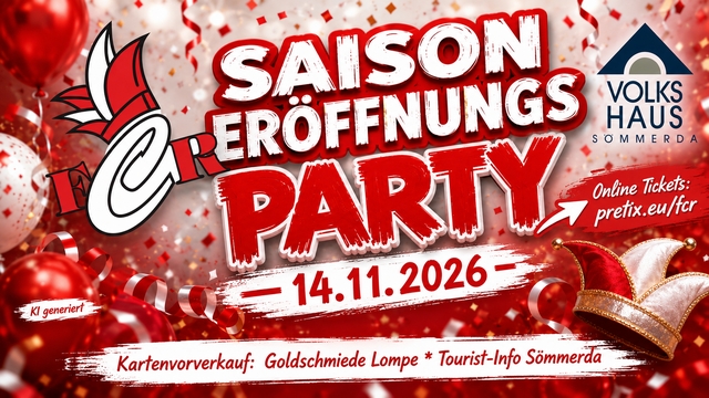 Saison Eröffnungs Party FCR Sömmerda