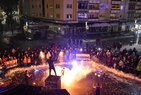 Das Feuervarieté mit seiner Show "Cedrus Inflamnia" bot einen furiosen Auftritt. 