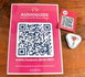 Informationsblatt mit QR-Code zum Audioguide