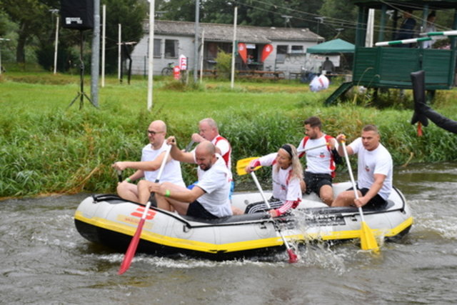 Boot Stadtverwaltung auf dem Kanukanal