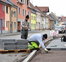 In der Neutorstraße wird der Fußweg gepflastert.