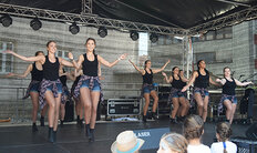 Tanzsportverein Sömmerda beim Auftritt zum Stadtfest in Böblingen.
