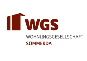 Logo der Wohnungsgesellschaft Sömmerda (WGS), Gold-Sponsor des Stadtjubiläums 2026
