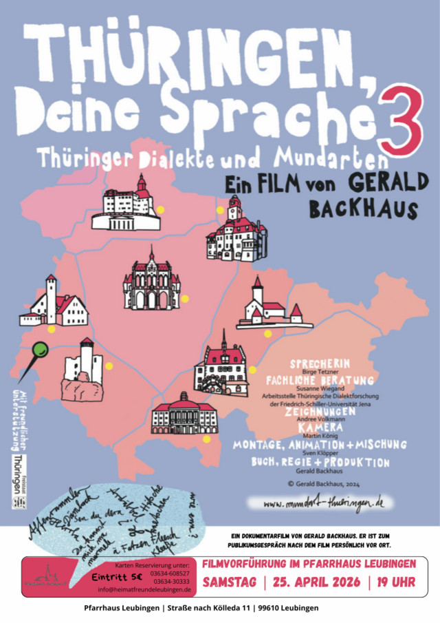 Dokumentarfilm "Thüringen, deine Sprache 3"
