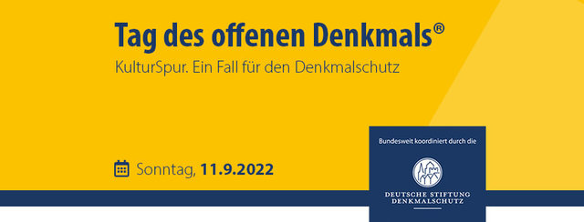 Eines der Plakate zum Tag des offenen Denkmals.