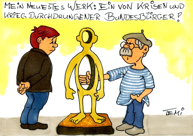 Karikatur von Hans-Joachim Tempel Karikatur von Hans-Joachim Tempel