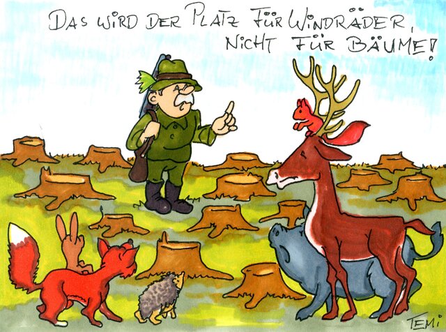 Karikatur von Hans-Joachim Tempel Karikatur von Hans-Joachim Tempel