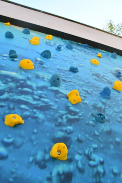 Kletterwand im Stadtbad Kletterwand im Stadtbad