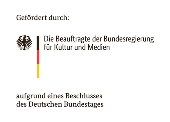 Das Logo der Förderstelle für das Audioguide-Projekt