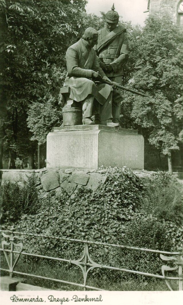 Dreyse Denkmal ursprünglich