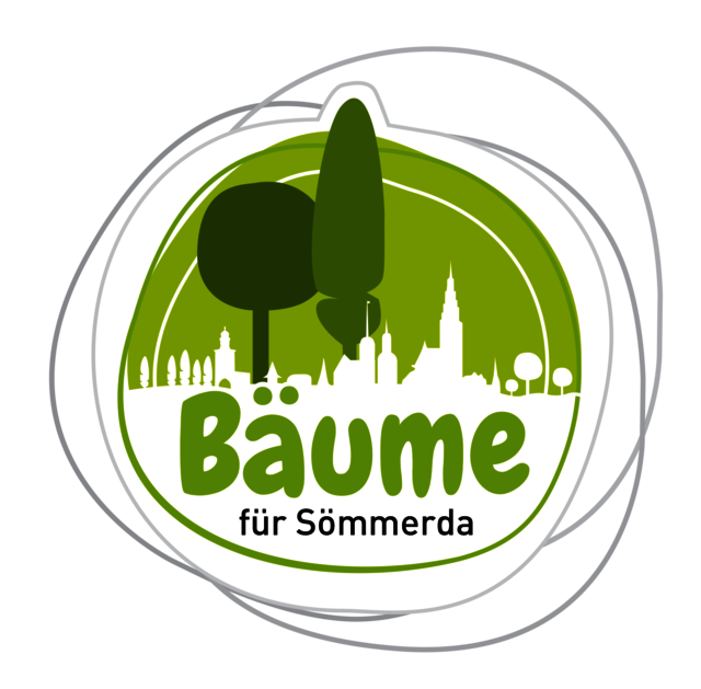 Das Logo Bäume für Sömmerda führt als Link auf die Seite mit ausführlichen Informationen zur Aktion.