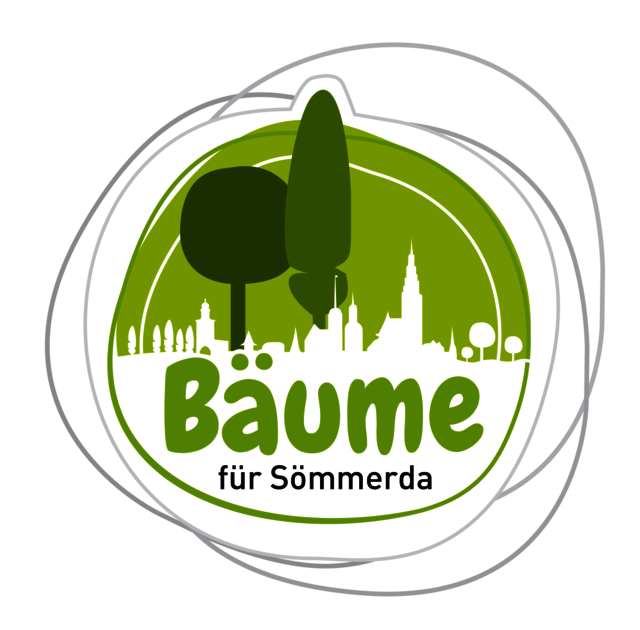 Das Logo Bäume für Sömmerda führt als Link auf die Seite mit ausführlichen Informationen zur Aktion.