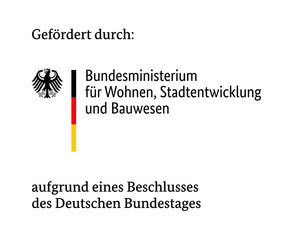 Das Logo des Bundesministeriums für Wohnen, Stadtentwicklung und Bauwesen