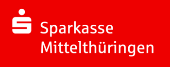 Portal der Sparkasse Mittelthüringen Logo der Sparkasse Mittelthüringen, mit der Wortmarke in weiß auf rotem Hintergrund.
