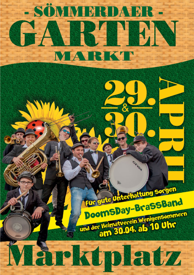 Am 29. und 30. April findet in Sömmerda der 20. Gartenmarkt statt. 