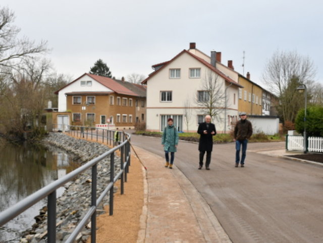 Begehung der neu gestalteten Straße Rohrhammerweg