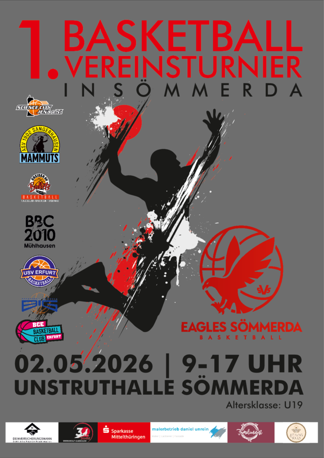 1. Basketballvereinsturnier Plakat
