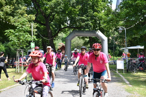 Ankunft der Teilnehmer im Stadtpark