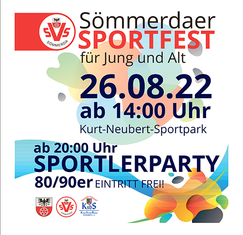 Plakat zum Sportfest