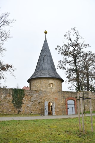 Moderne Ausgestaltung des Stadtmauertürmchens 3.