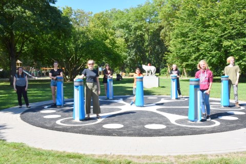 Update vom Spielplatz 2.0 im Sömmerdaer Stadtpark. KJP suchte zwei neue Spiele aus. 